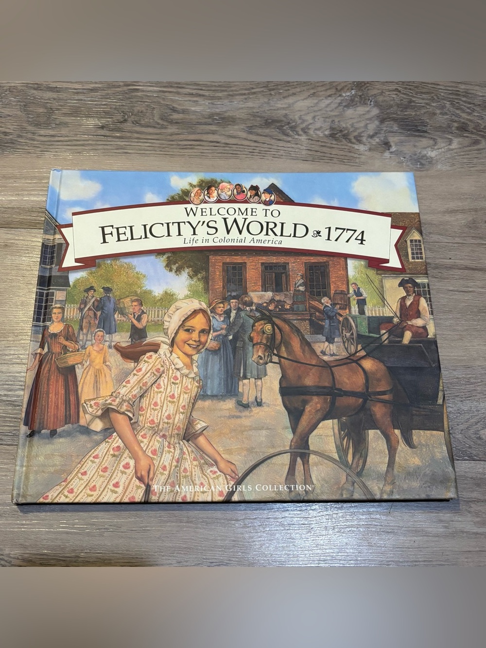 Vintage American Girl 90’s Y2K Welcome to Felicity’s World 1774 hardcover Book